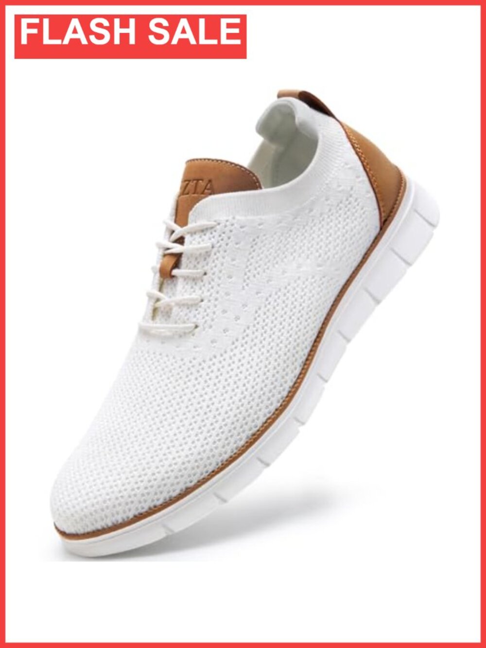 LEZTA Men's Casual Dress Oxfords Sneakers Business Mesh Breathable Lightweight